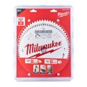 Zestaw tarcz 254 x 30 mm Twin pack 60 i 80 zębów 2 szt. Milwaukee