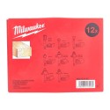 Frezy do drewna z trzpieniem 8mm - zestaw 12 sztuk Milwaukee