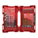 Zestaw wierteł uniwersalnych i RED HEX + bity Milwaukee