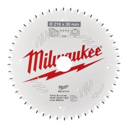 Zestaw tarcz 216 x 30 mm Twin pack 48 i 60 zębów 2 szt. Milwaukee