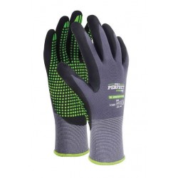 Rękawice nylonowe "s-nitrile flex pvc dots"11 Stalco