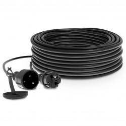 Przedłużacz jednogniazdowy IP44 25m 3x1,5 Plastrol