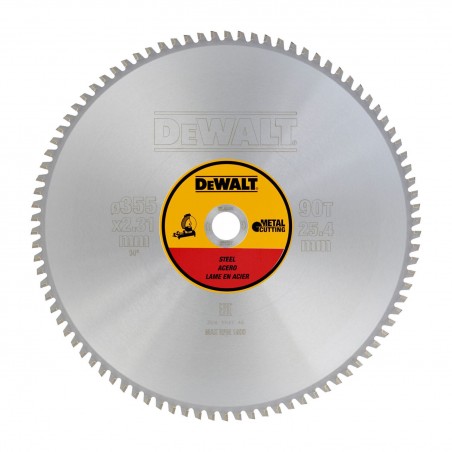 Tarcza do cięcia metalu 355 x 25,4 mm DeWalt DT1927