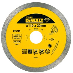 Tarcza diamentowa do ceramiki i granitu 110x20 mm DeWalt DT3715