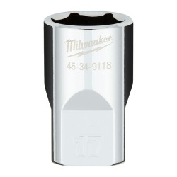 Nasadka chromowana 17mm 1/2" standardowa Milwaukee