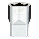 Nasadka chromowana 21mm 1/2" standardowa Milwaukee