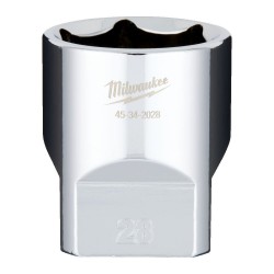 Nasadka chromowana 28mm 1/2" standardowa Milwaukee