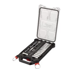 Nasadki 3/8˝ z grzechotką zestaw 32 szt. Milwaukee PACKOUT™ SLIM