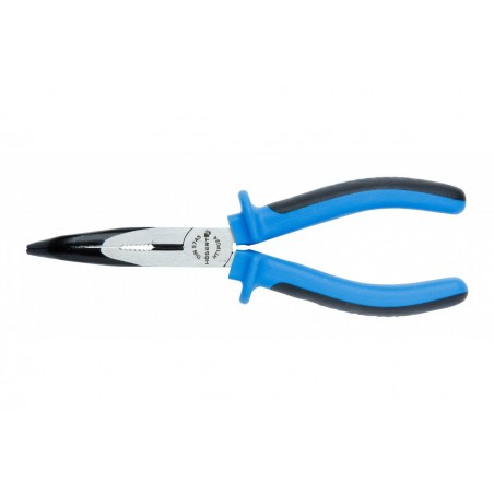 Szczypce wydłużone wygięte 200 mm, CrV Hogert HT1P024
