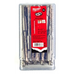 Wiertła do betonu SDS-Plus 5x110x50 Milwaukee 50 szt.