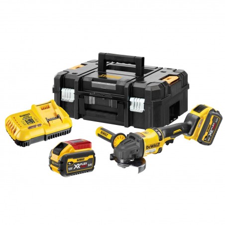 Szlifierka kątowa 125 mm 54V 2x9Ah DeWalt FlexVolt DCG418X2