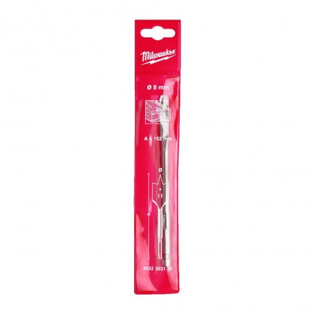 Wiertło piórowe do drewna 6x152 mm Milwaukee