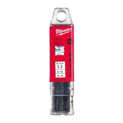 Wiertła do metalu HSSR 3,2x65x36 Milwaukee 10 szt.