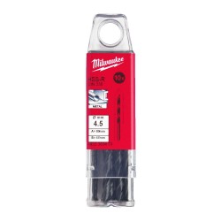 Wiertła do metalu HSSR 4,5x80x47 Milwaukee 10 szt.