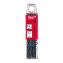 WIERTŁA DO METALU Ø DO 5 MM - 10 SZTUK  HSS-R - DIN 338