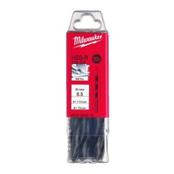 WIERTŁA DO METALU Ø DO 5 MM - 10 SZTUK  HSS-R - DIN 338