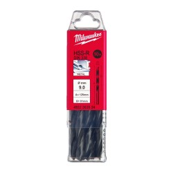 Wiertła do metalu HSSR 9x125x81 Milwaukee 10 szt.
