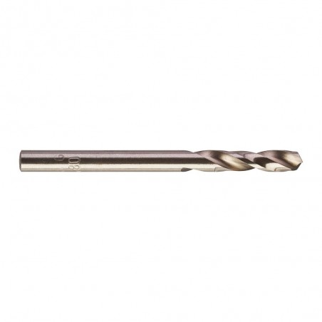 KRÓTKIE WIERTŁA DO METALU - 10 SZTUK MILWAUKEE HSS-G