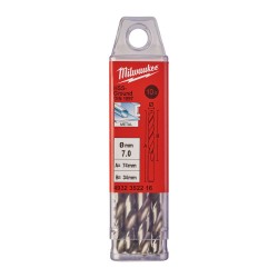 KRÓTKIE WIERTŁA DO METALU - 10 SZTUK MILWAUKEE HSS-G