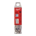 KRÓTKIE WIERTŁA DO METALU - 10 SZTUK MILWAUKEE HSS-G