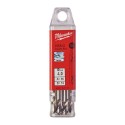 KRÓTKIE WIERTŁA DO METALU - 10 SZTUK MILWAUKEE HSS-G