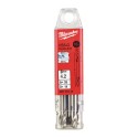 KRÓTKIE WIERTŁA DO METALU - 10 SZTUK MILWAUKEE HSS-G