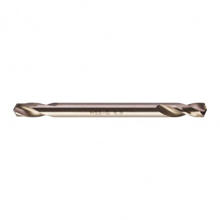 KRÓTKIE WIERTŁA DO METALU - 10 SZTUK MILWAUKEE HSS-G
