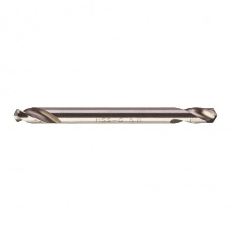 KRÓTKIE WIERTŁA DO METALU - 10 SZTUK MILWAUKEE HSS-G