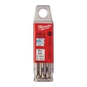 KRÓTKIE WIERTŁA DO METALU - 10 SZTUK MILWAUKEE HSS-G