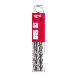 KRÓTKIE WIERTŁA DO METALU - 10 SZTUK MILWAUKEE HSS-G
