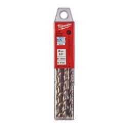 KRÓTKIE WIERTŁA DO METALU - 10 SZTUK MILWAUKEE HSS-G