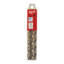 KRÓTKIE WIERTŁA DO METALU - 10 SZTUK MILWAUKEE HSS-G