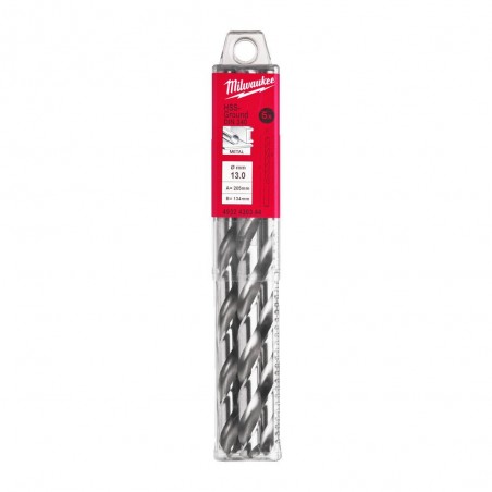 KRÓTKIE WIERTŁA DO METALU - 10 SZTUK MILWAUKEE HSS-G