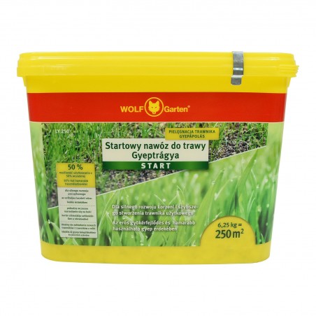 Nawóz do trawy startowy 250m2 Wolf Garten LY250
