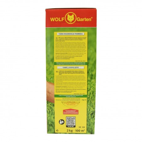 Mieszanka nasion traw, turbo regeneracja 100m2 Wolf Garten SR100