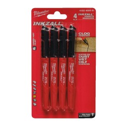 Zestaw markerów ze standardową końcówką Milwaukee 4 szt.