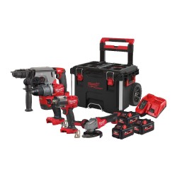 Zestaw narzędzi akumulatorowych 18V Milwaukee M18FPP4A2-553P