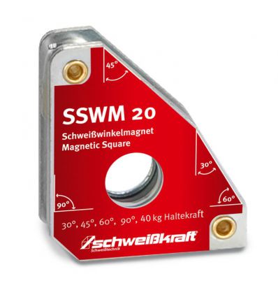 Kątownik magnetyczny z otworem Schweißkraft SSWM20