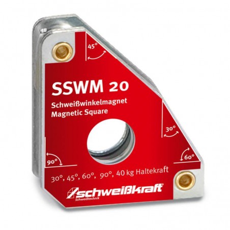 Kątownik magnetyczny z otworem Schweißkraft SSWM20
