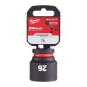 Nasadka udarowa 25 mm 1/2'' krótka Milwaukee
