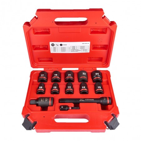 Zestaw nasadek udarowych 1/2'' Milwaukee 13 szt.