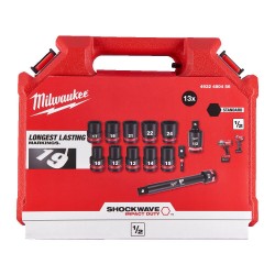 Zestaw nasadek udarowych 1/2'' Milwaukee 13 szt.