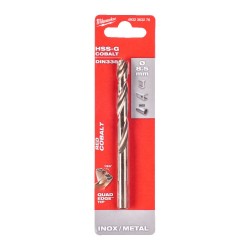 KRÓTKIE WIERTŁA DO METALU - 10 SZTUK MILWAUKEE HSS-G
