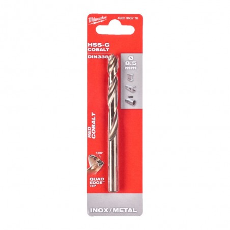 WIERTŁA DO METALU - 2 SZTUKI MILWAUKEE HSS-G COBALT