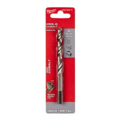 KRÓTKIE WIERTŁA DO METALU - 10 SZTUK MILWAUKEE HSS-G