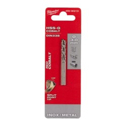 Wiertło do metalu 3x61x33 mm HSSGC Milwaukee 2 szt.