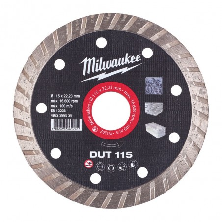 TARCZA DIAMENTOWA MILWAUKEE DUT