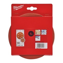 5 SZTUK PAPIERU ŚCIERNEGO Ø 125 MM