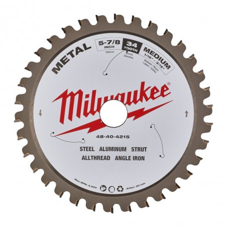 Tarcza tnąca do metalu 135x20x30 mm Milwaukee