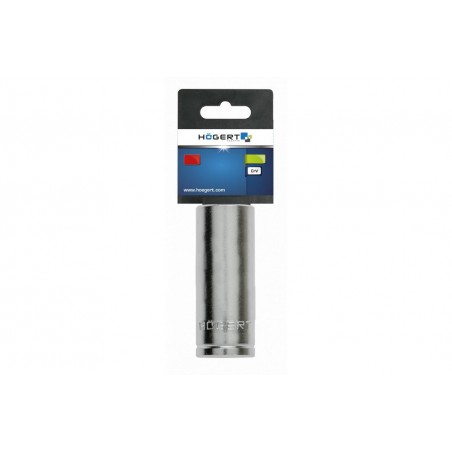 Nasadka sześciokątna 3/8'' 12 mm długa CrV Hogert